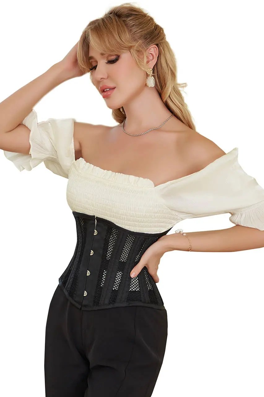 3wishes.com Net Underbust Corset - Premium Quality 3wishes.com